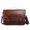 Leather Laptop Messenger Bag 15 inch