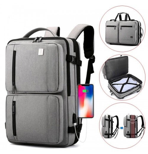 15.6 Laptop Backpack With Clothing Compartment