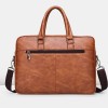 Leather Messenger Bag 15 inch Laptop